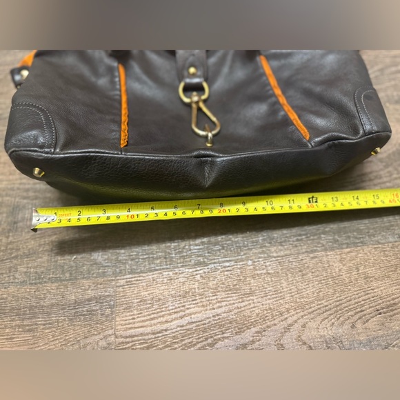 Alberta Di Canio Brown and Orange large bag in very very good condition - Picture 15 of 15